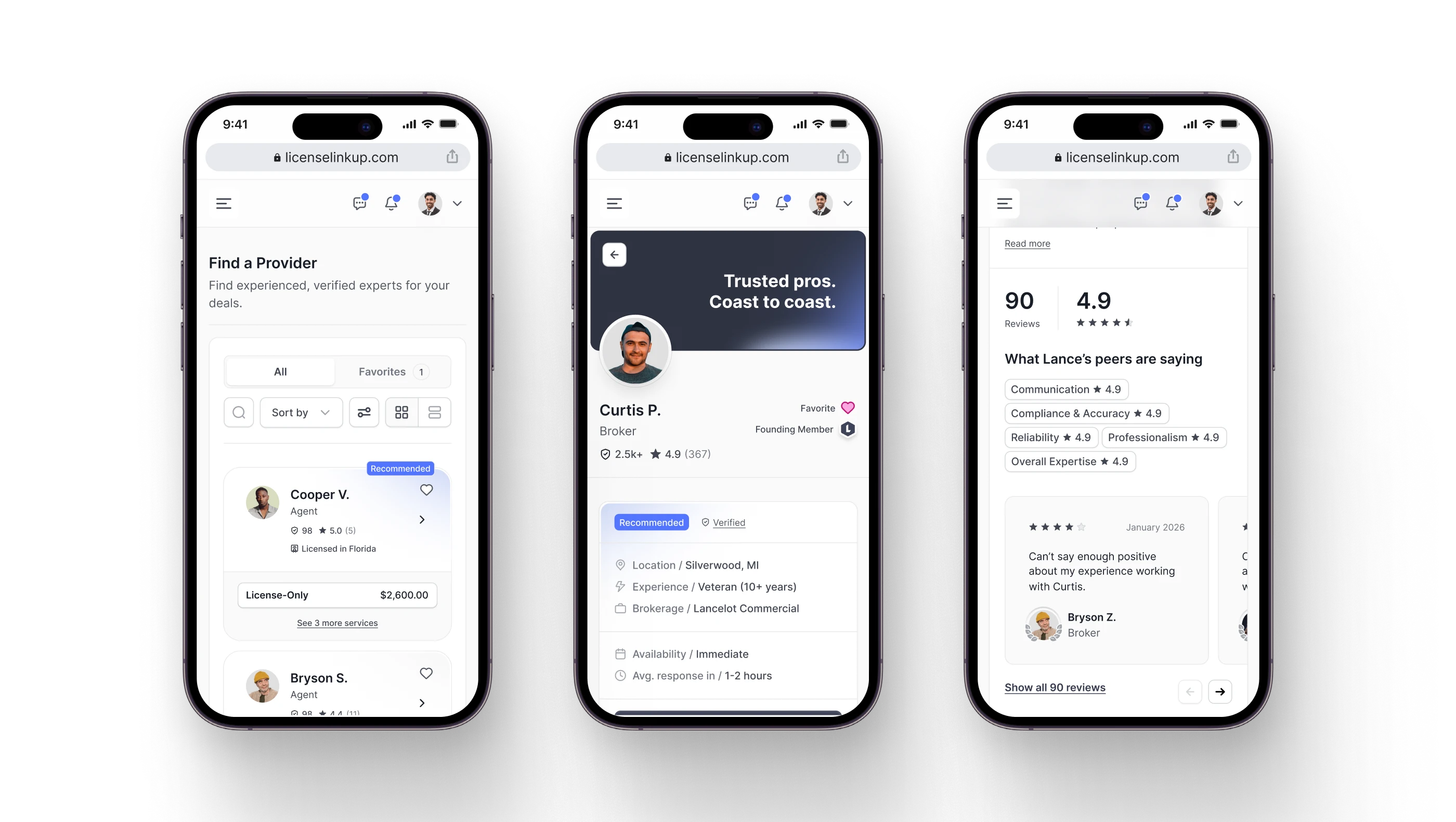 License LinkUp — On-demand service marketplace